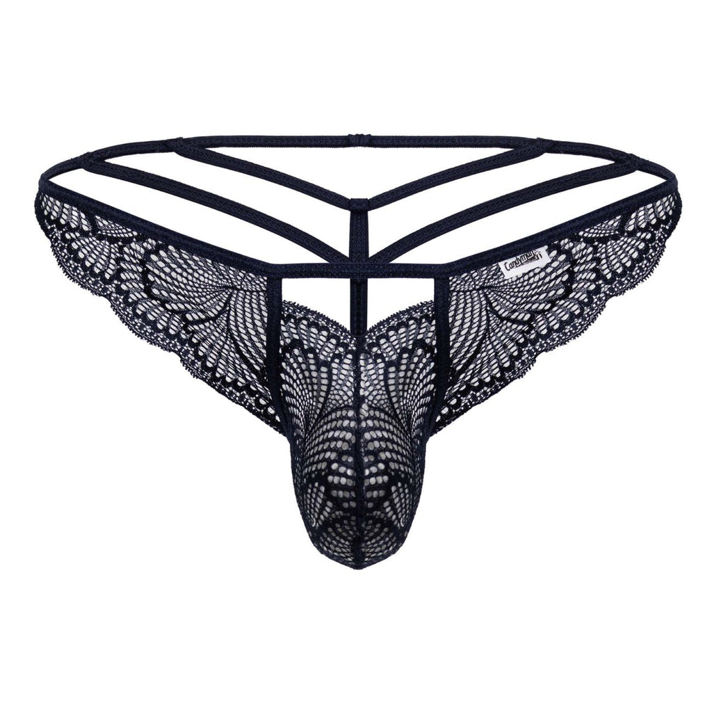 CandyMan 99910 Lace Thongs Color Navy
