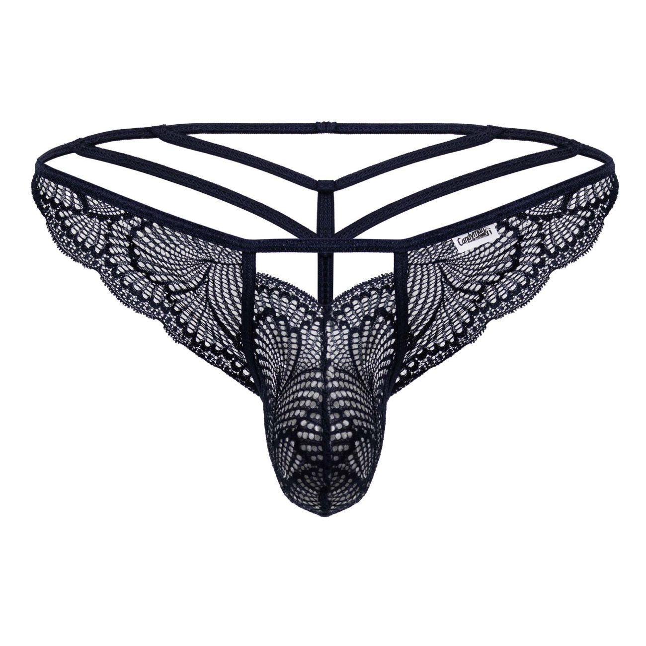 CandyMan 99910 Lace Thongs Color Navy