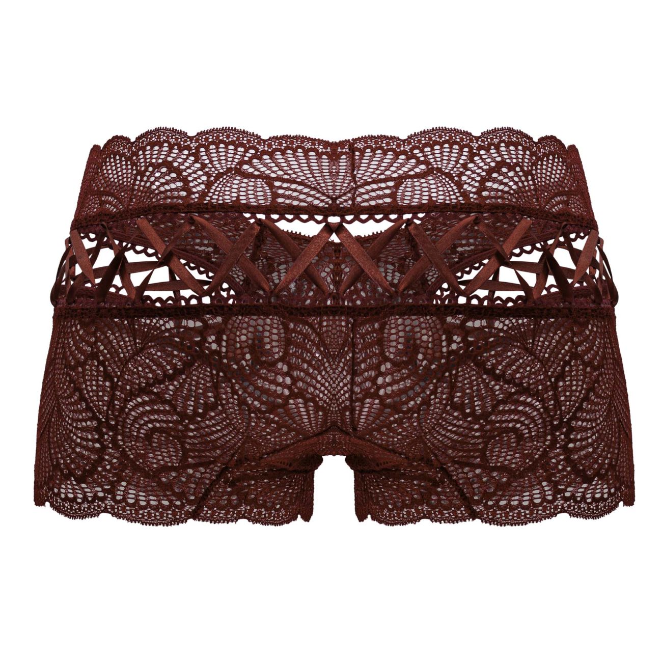CandyMan 99916 Lace Trunks Color Burgundy