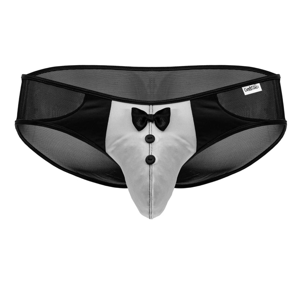 CandyMan 99919 Tuxedo Briefs Color Black-White