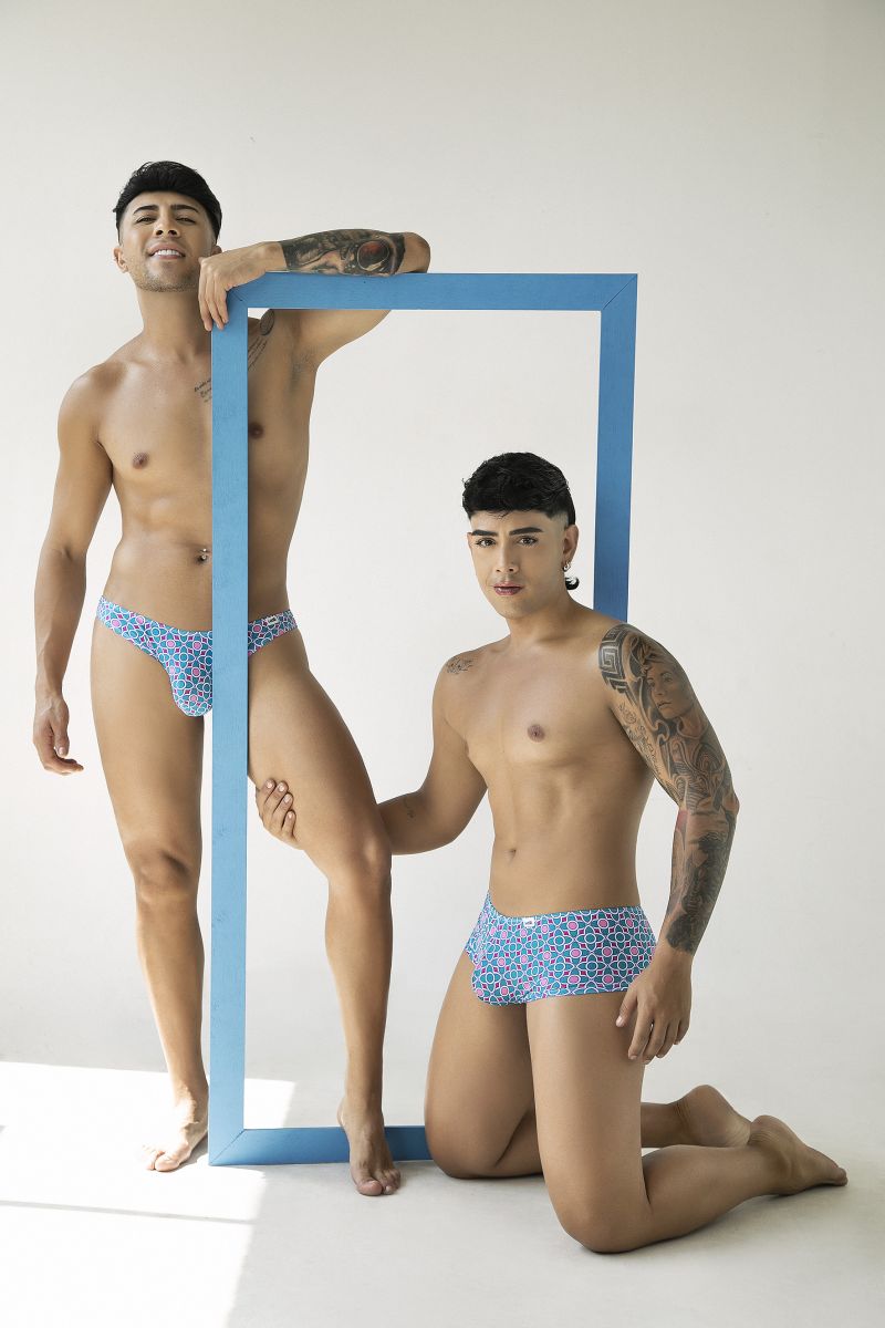 CandyMan 99922 Trunks Color Printed Blue