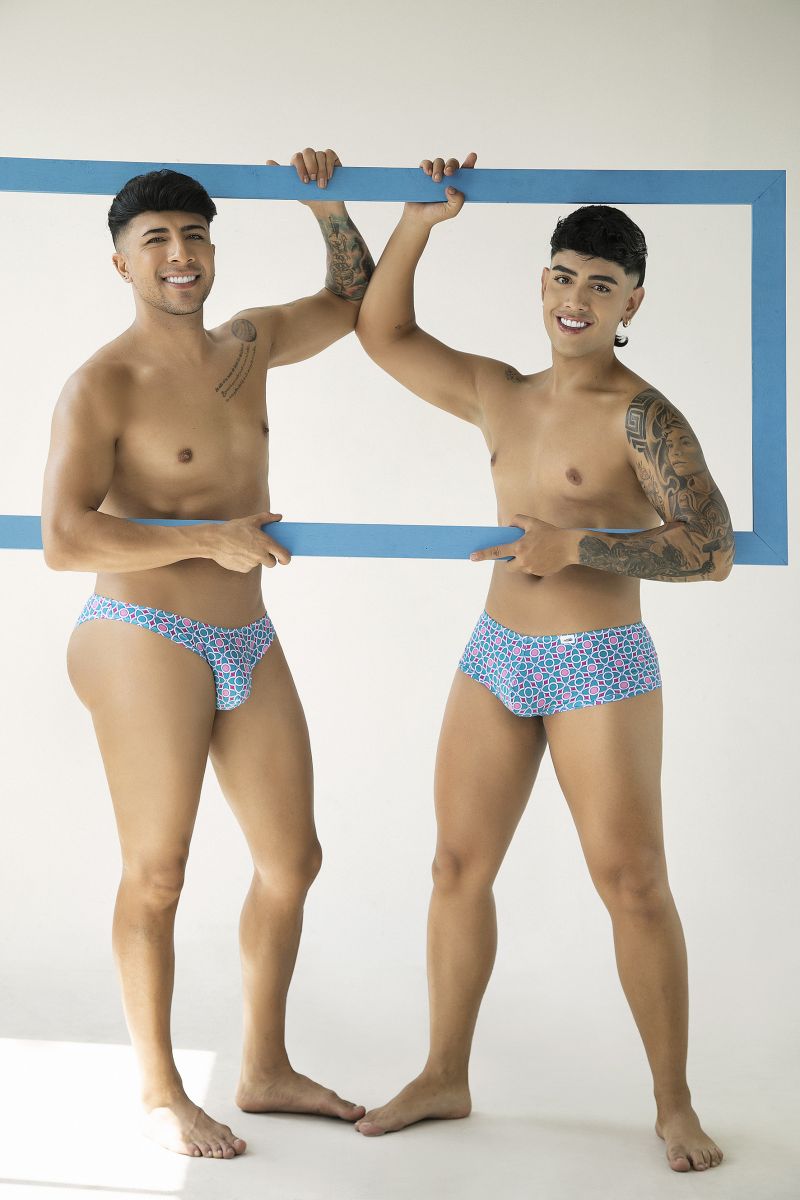 CandyMan 99922 Trunks Color Printed Blue