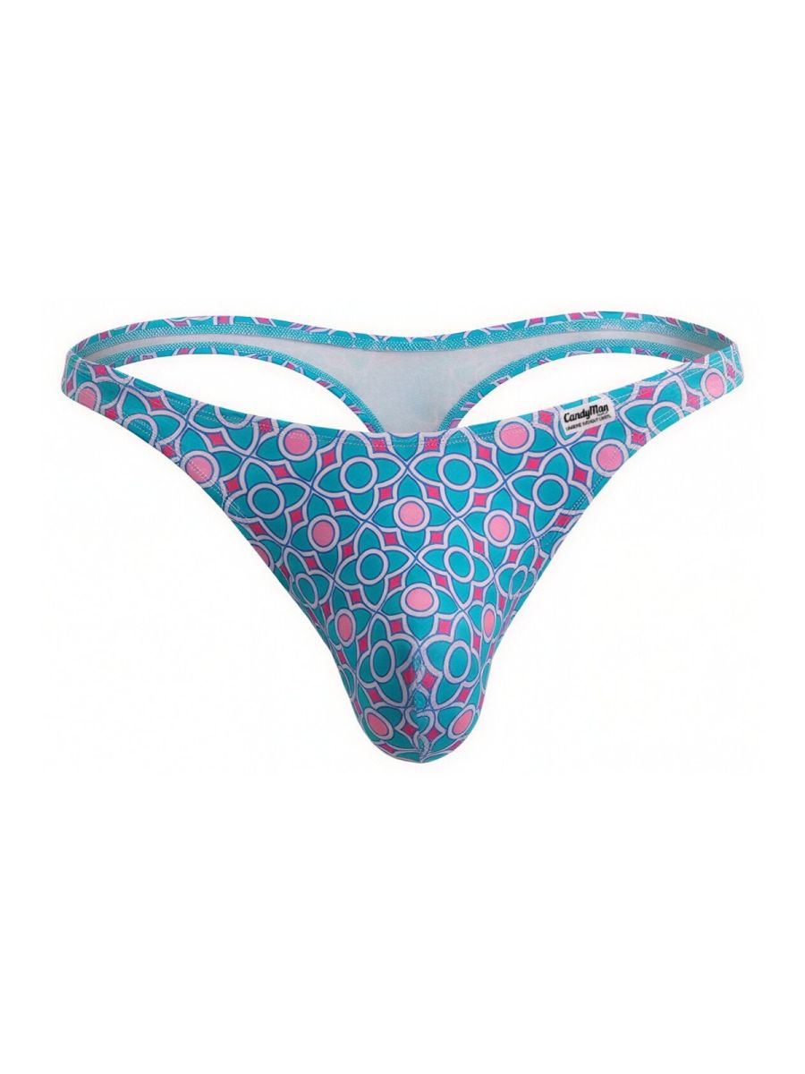CandyMan 99924 Thongs Color Printed Blue
