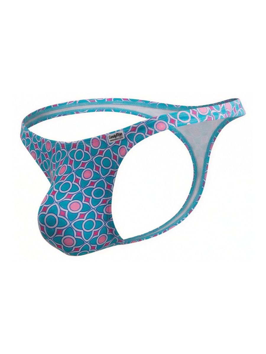 CandyMan 99924 Thongs Color Printed Blue