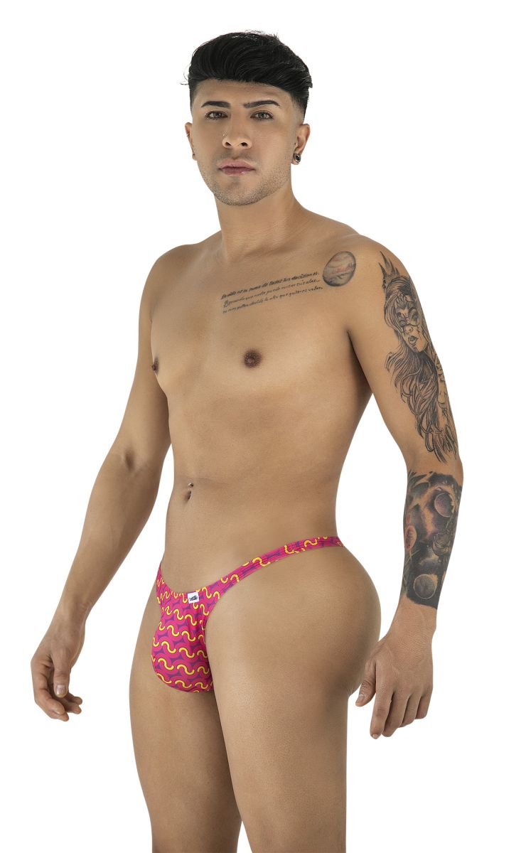 CandyMan 99924 Thongs Color Printed Fuchsia