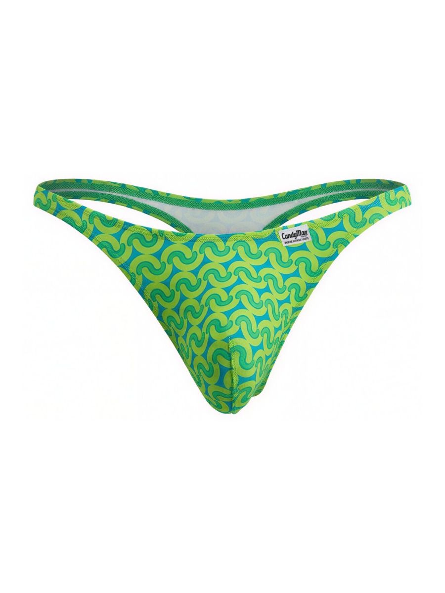 CandyMan 99924 Thongs Color Printed Green