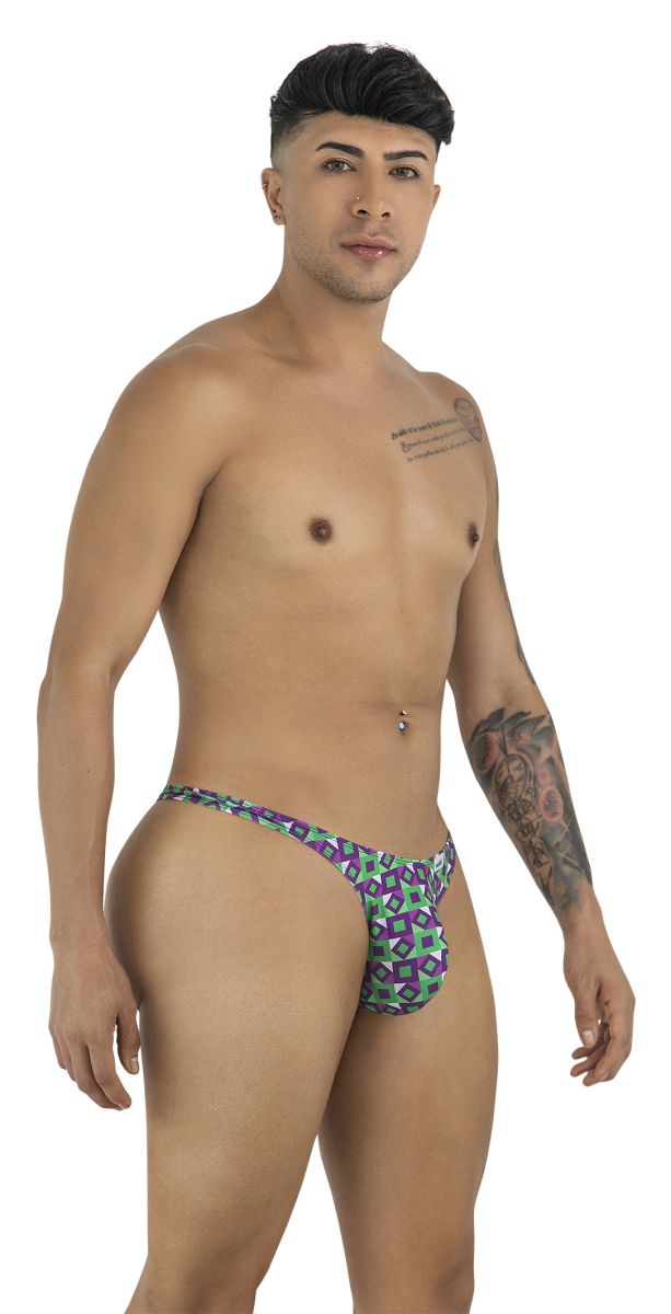 CandyMan 99924 Thongs Color Printed Purple