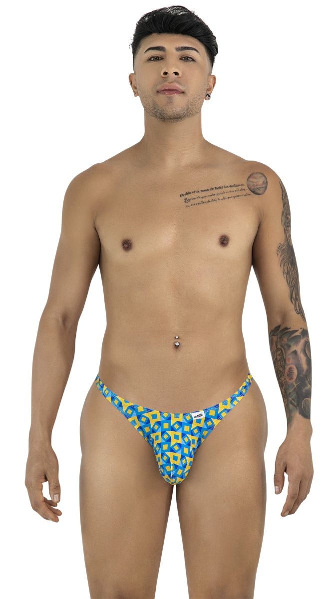 CandyMan 99924 Thongs Color Printed Turquoise