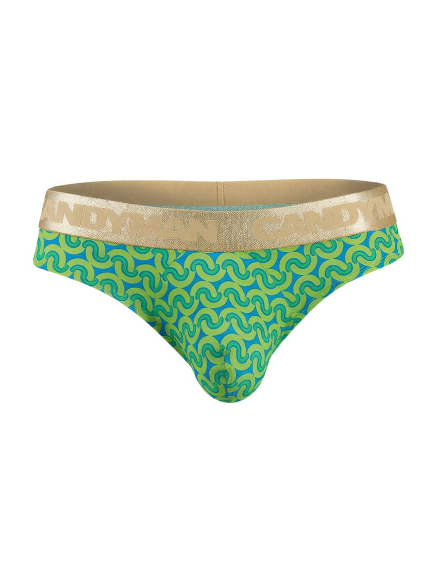 CandyMan 99926 Briefs Color Printed Green