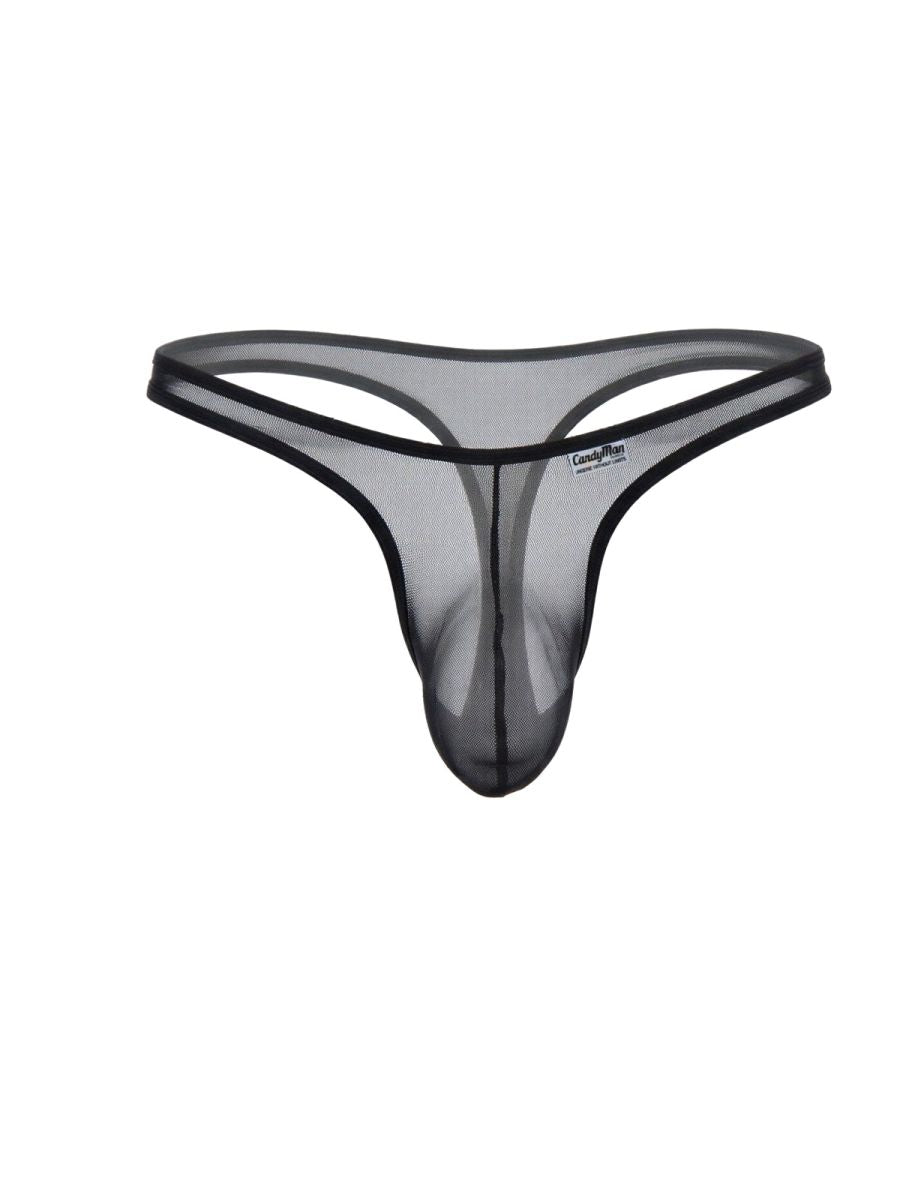 CandyMan 99954 Thongs Color Black Mesh
