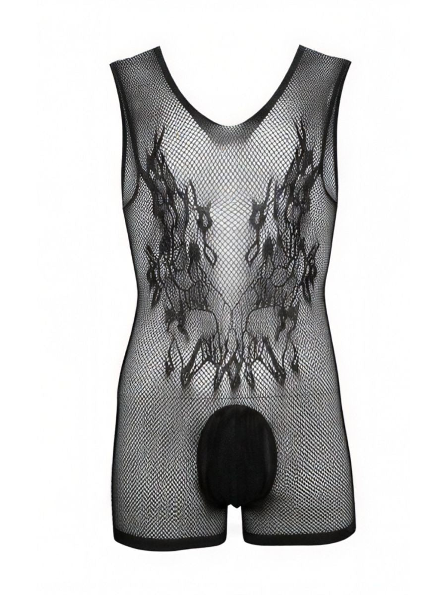 CandyMan 99958 Bodysuit Color Black
