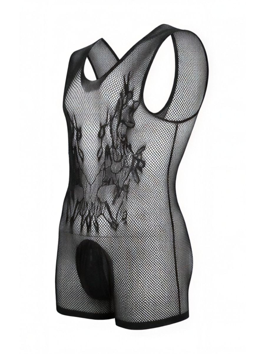 CandyMan 99958 Bodysuit Color Black