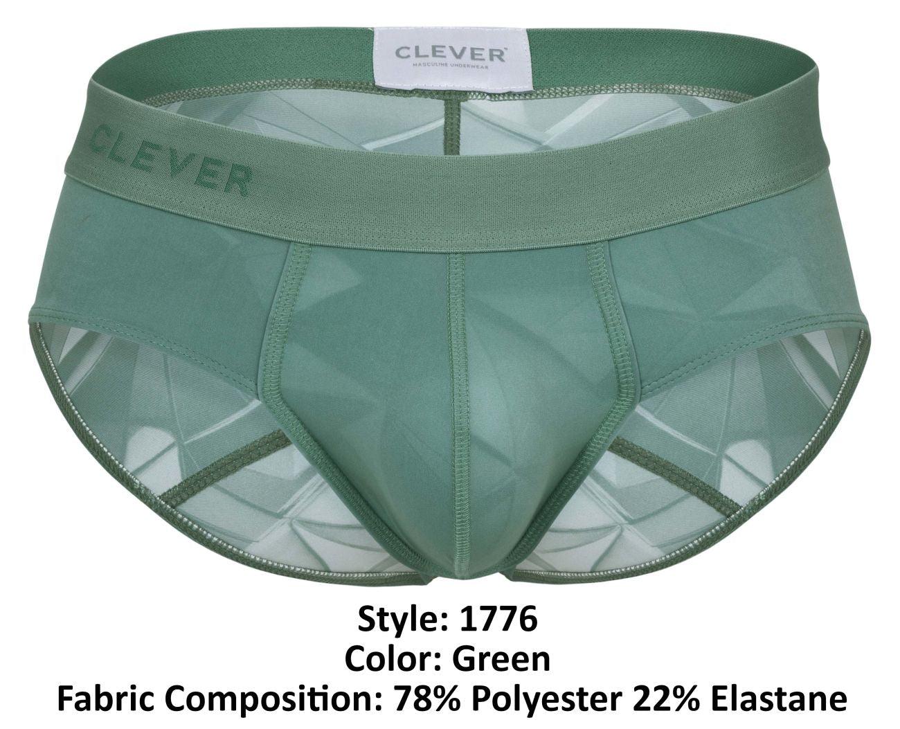Clever 1776 Venecia Briefs Color Green
