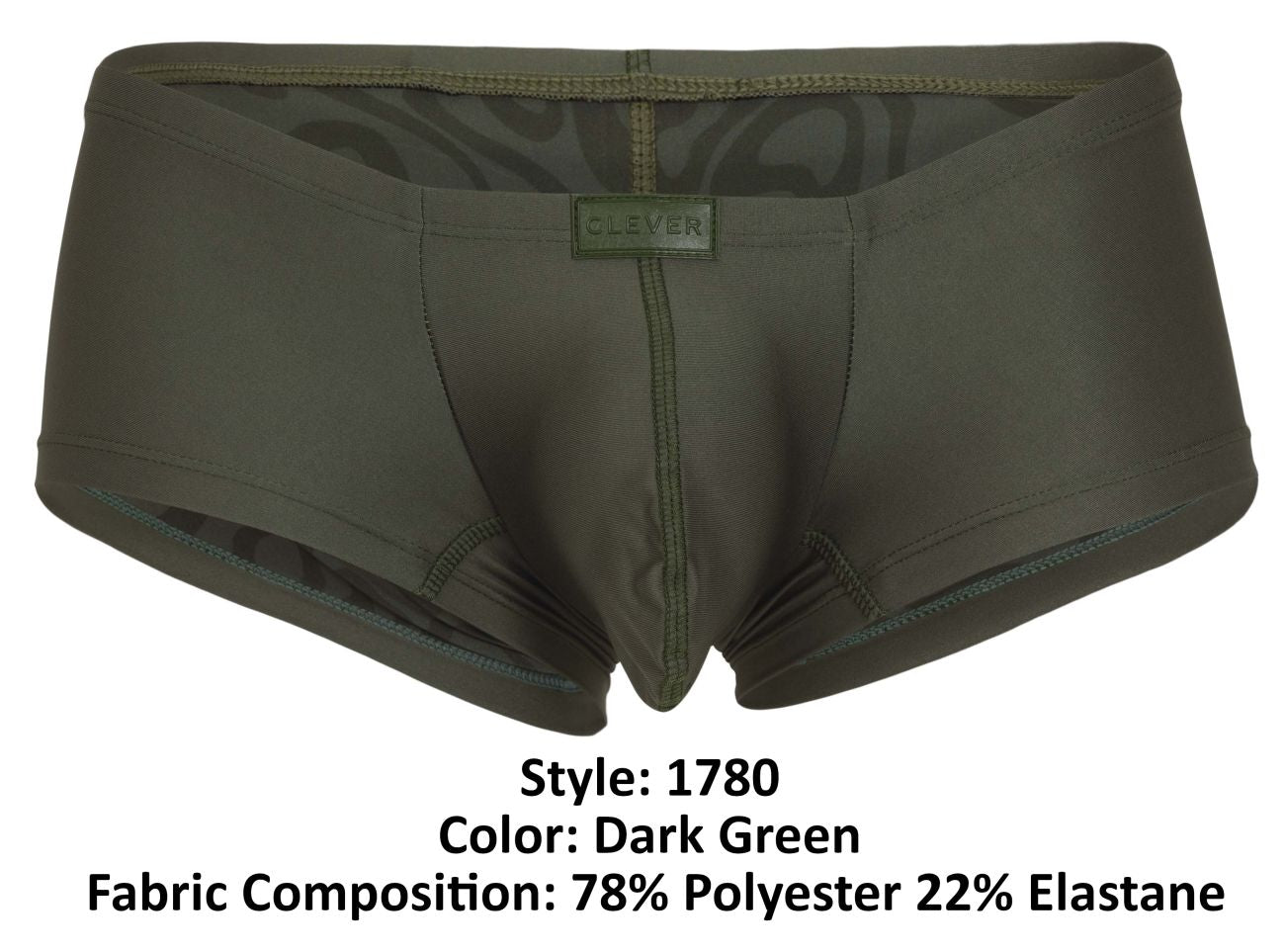 Clever 1780 Maya Trunks Color Dark Green