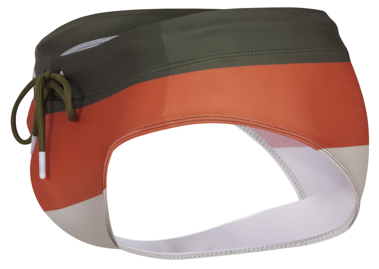 Clever 1802 Wave Swim Briefs Color Green