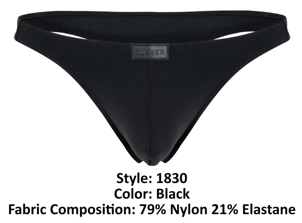 Clever 1830 Desirable Thongs Color Black