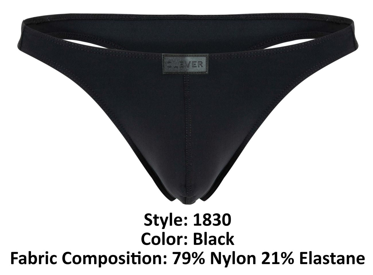 Clever 1830 Desirable Thongs Color Black