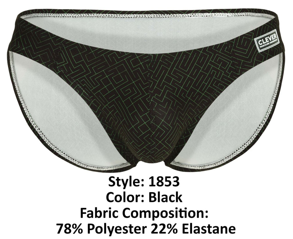 Clever 1853 Laberin Bikini Color Black