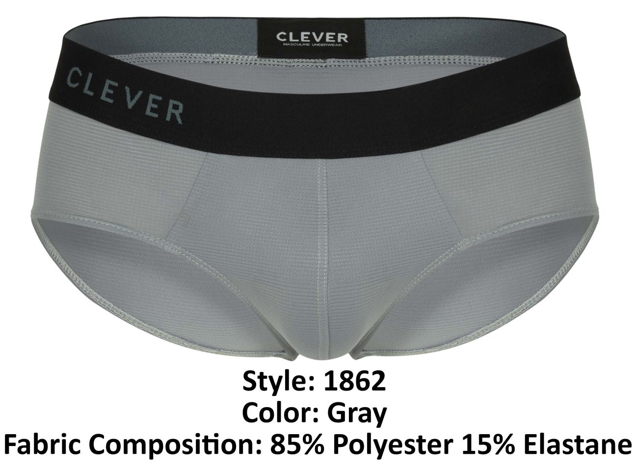 Clever 1862 Oneal Briefs Color Gray