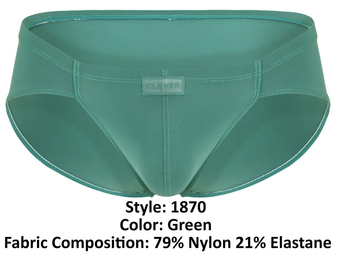 Clever 1870 Audaz Bikini Color Green