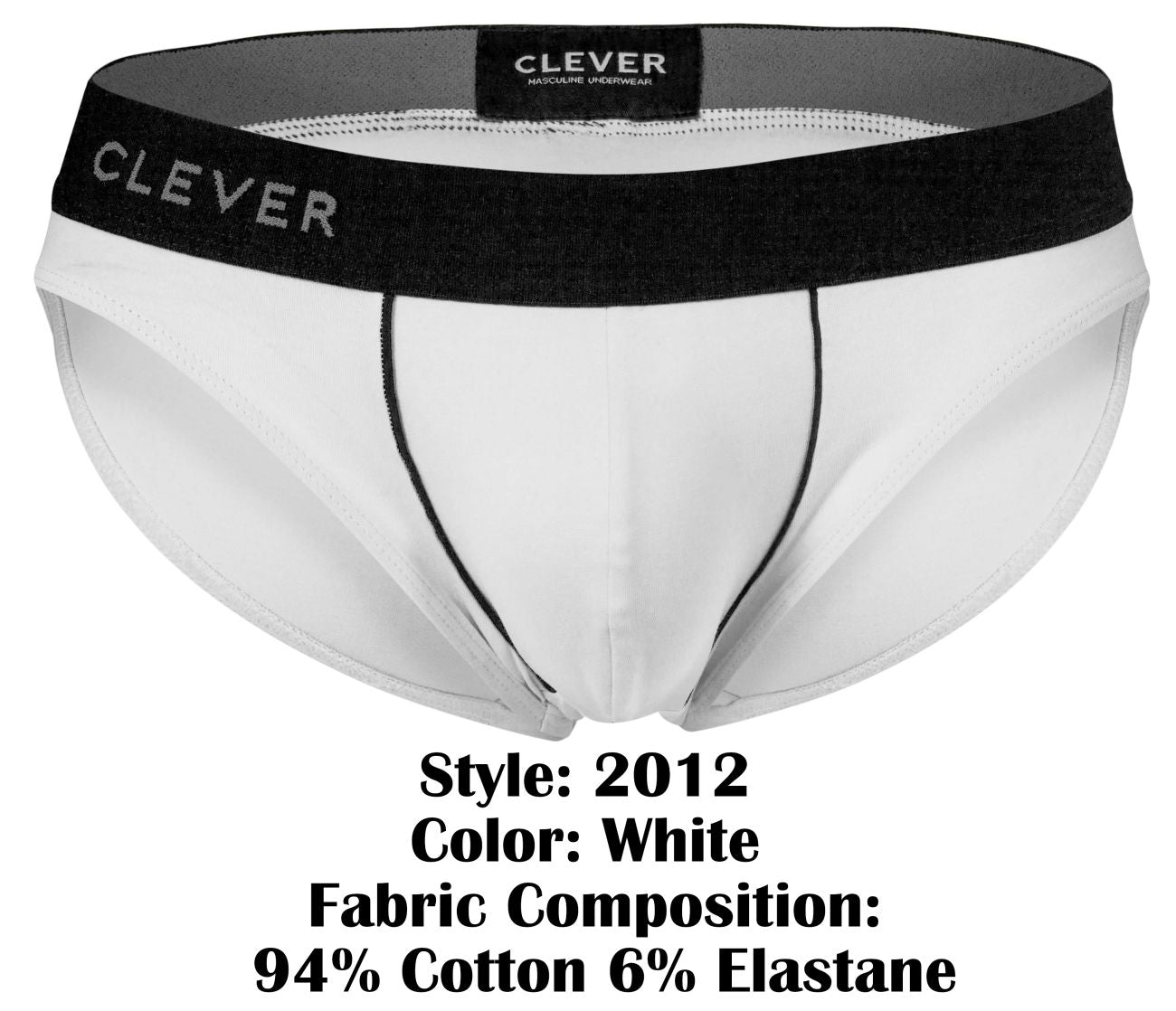 Clever 2012 Origen Briefs Color White