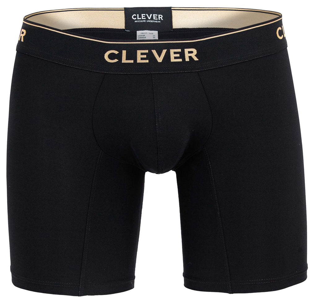 Clever Moda Men's Underwear 2027 Valladolid Boxer Briefs Color Black