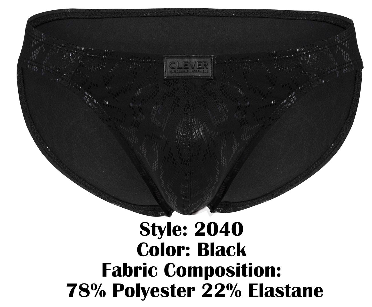 Clever 2040 Luxe Briefs Color Black