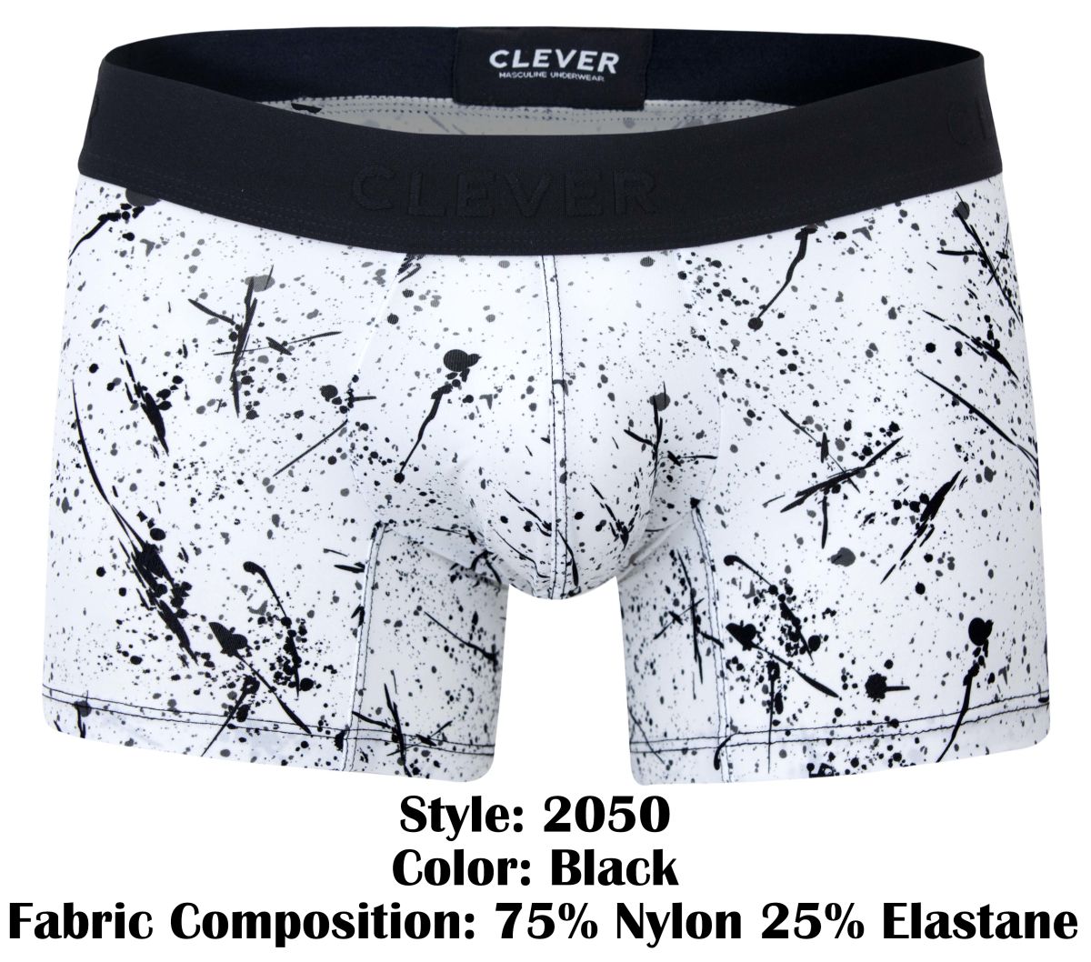 Clever 2050 Brochazos Trunks Color Black