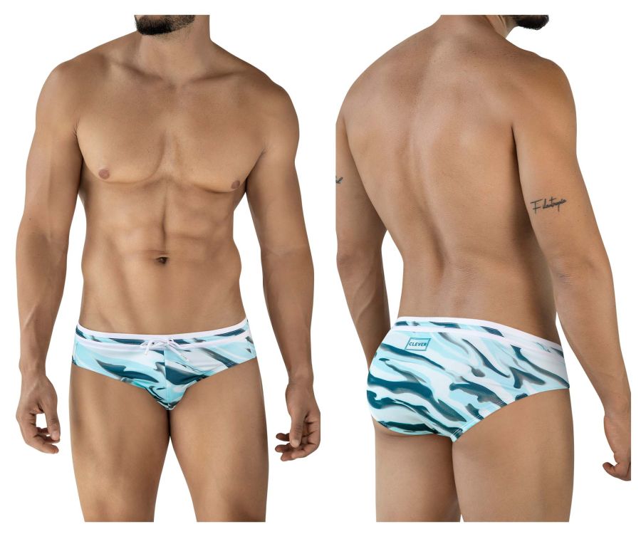 Clever 2067 Baru Swim Briefs Color Blue