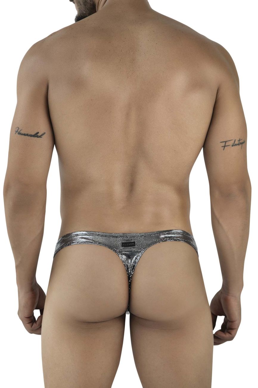 Clever 2072 Sparkles Thongs Color Black