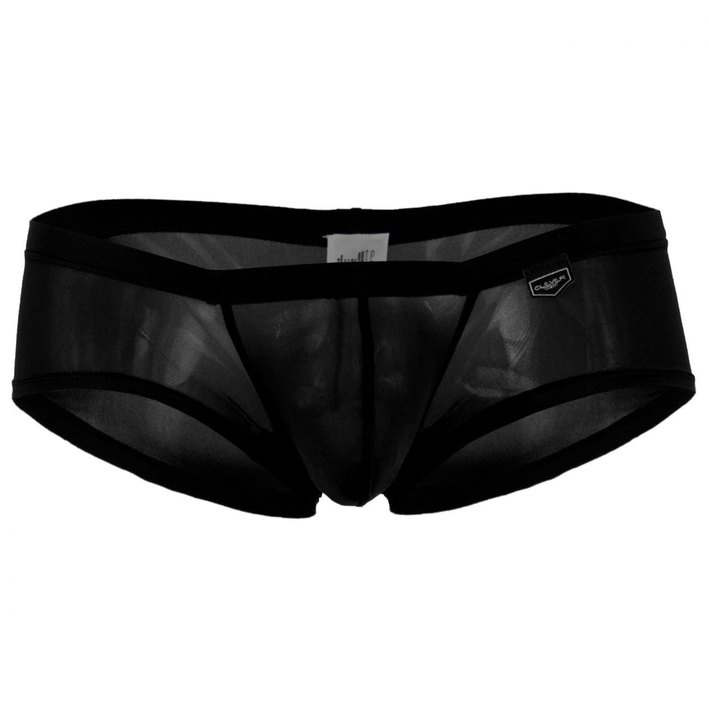 Clever Moda Men's Underwear 229924 2PK Australian Trunks Color Black-White