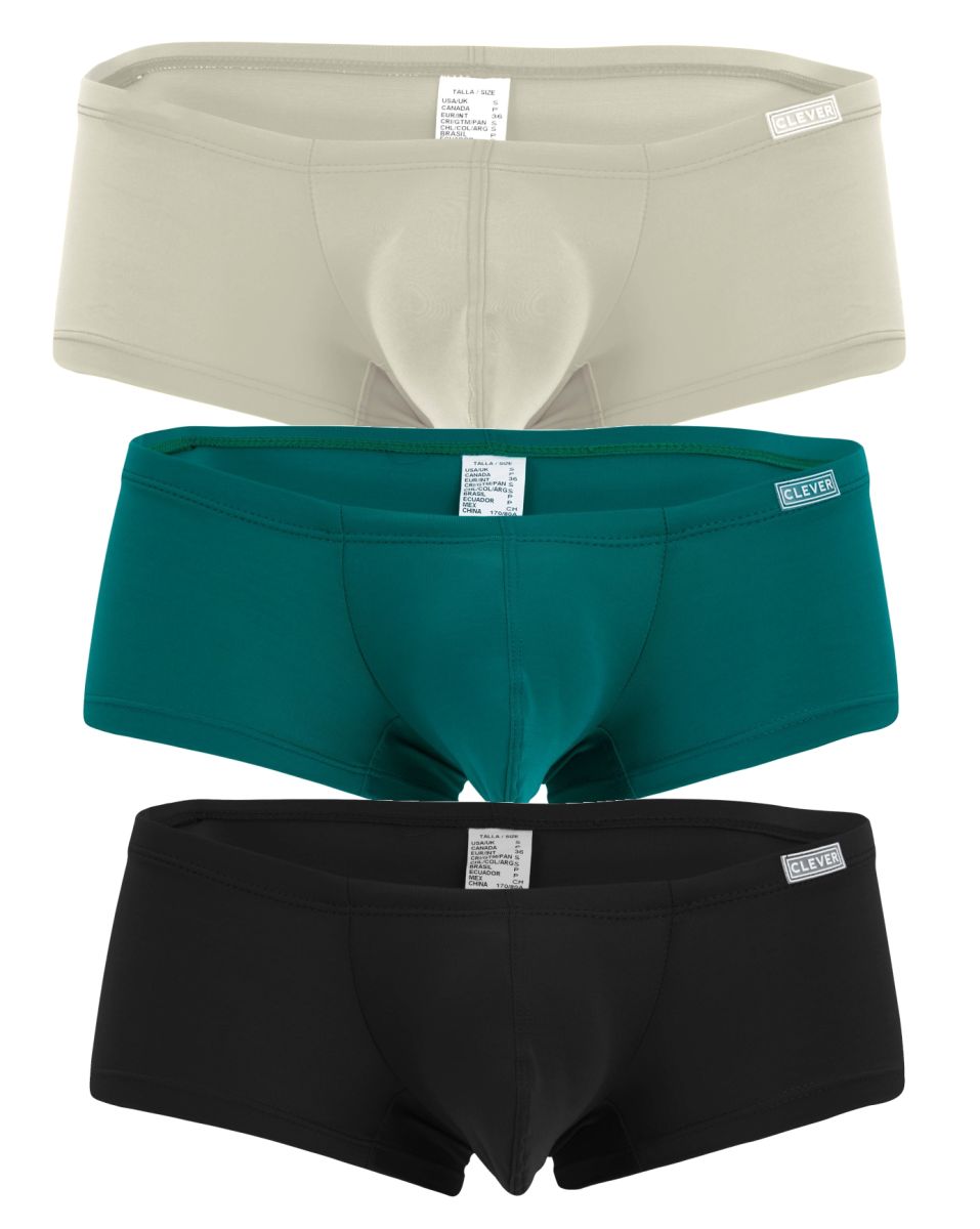 Clever 229963 3PK Australian Latin Trunks Color Multi-colored