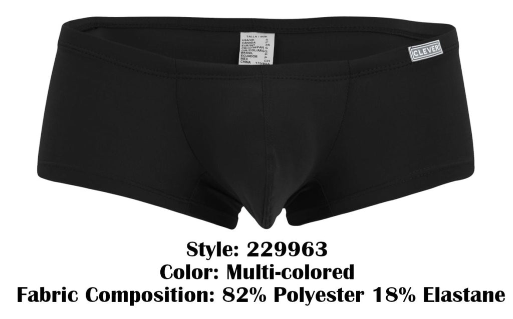 Clever 229963 3PK Australian Latin Trunks Color Multi-colored
