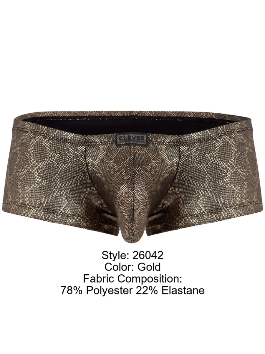 Clever 26042 Atlas Trunks - Bold and Sophisticated Gold Metallic Design Color Gold