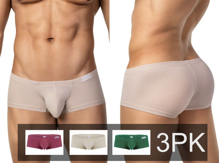 Clever 26066 3PK Australian Latin Trunks Color Multi-colored