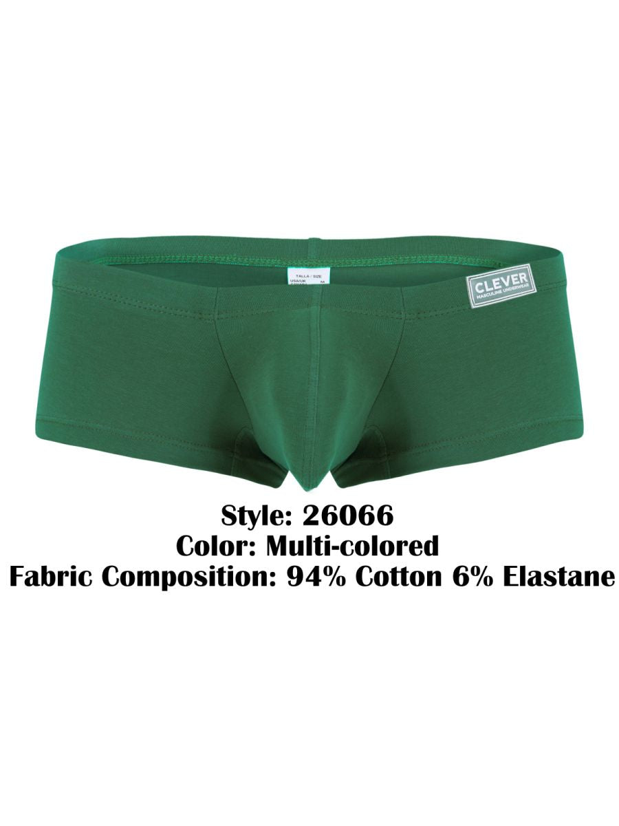 Clever 26066 3PK Australian Latin Trunks Color Multi-colored