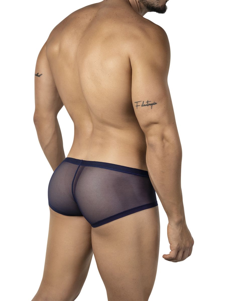 Clever Moda Men's Underwear 26067 3PK Australian Latin Trunks Color Multi-colored Mesh