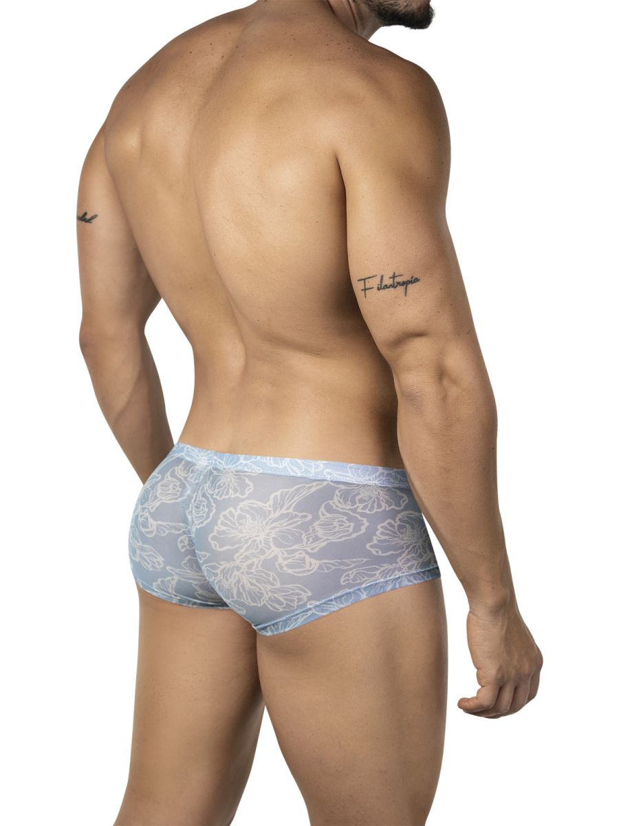 Clever Moda Men's Underwear 26067 3PK Australian Latin Trunks Color Multi-colored Mesh