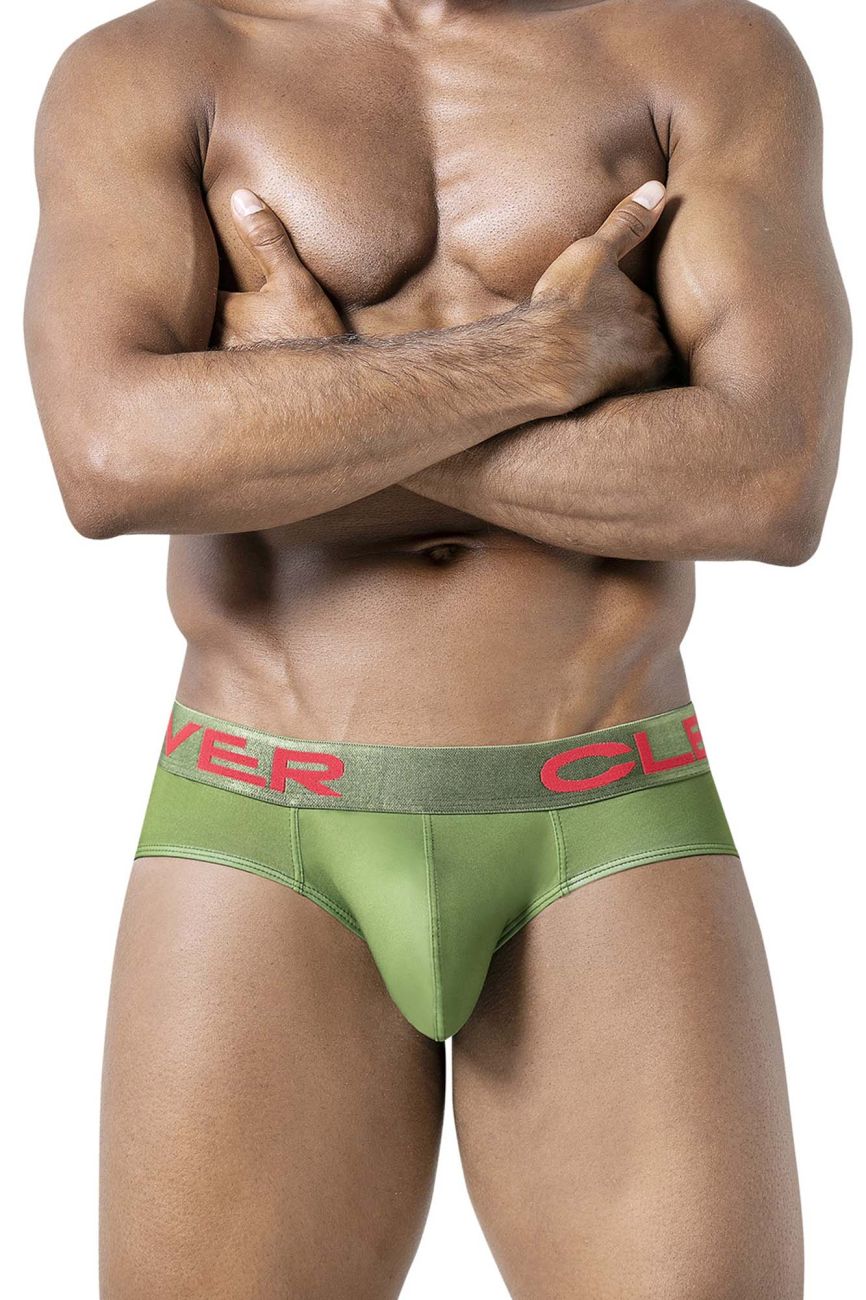 Clever 519968 3PK Australian Latin Briefs Color Beige-Blue-Green