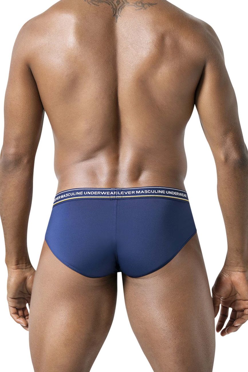 Clever 519969 3PK Australian Latin Briefs Color Blue-Petrol-Green