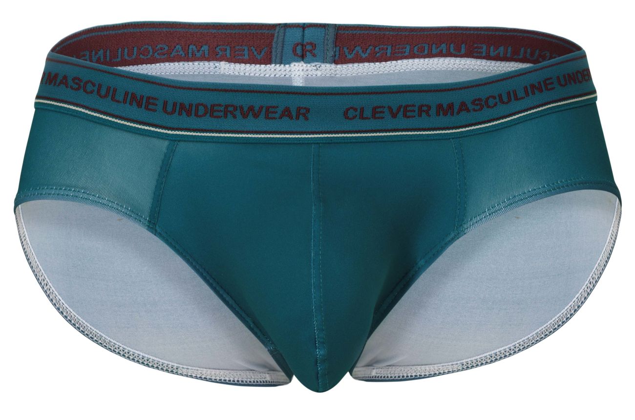 Clever 519969 3PK Australian Latin Briefs Color Blue-Petrol-Green