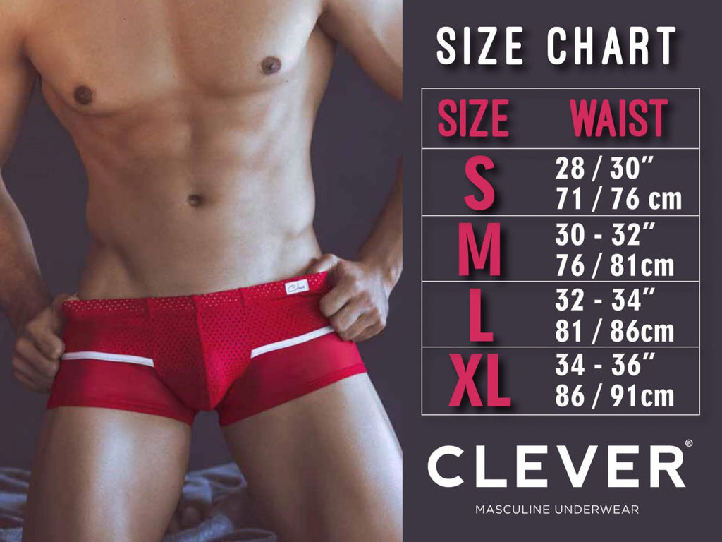 Clever Moda Men's Underwear 5373 Australian Latin Briefs Color White