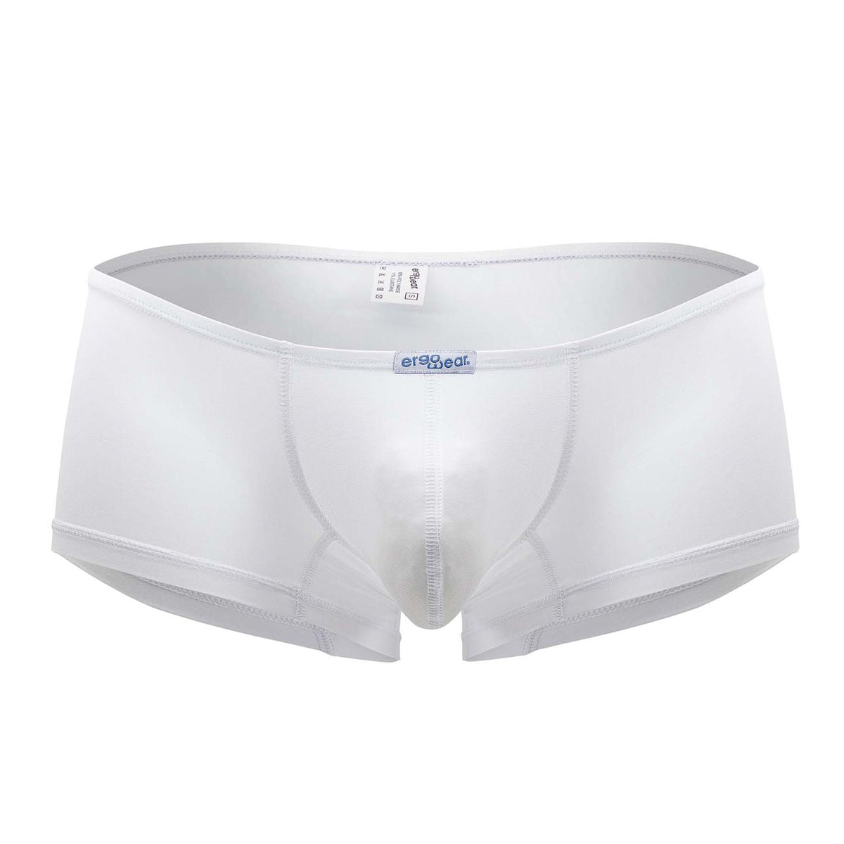 ErgoWear Men's Underwear EW1167 X4D Trunks Color White