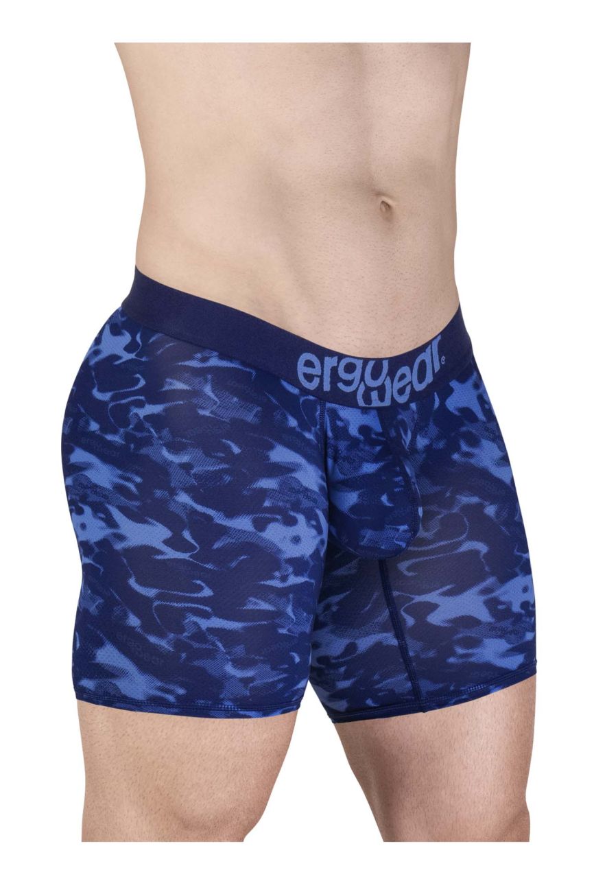 ErgoWear EW1721 MAX SE CAMO Boxer Briefs Color Blue