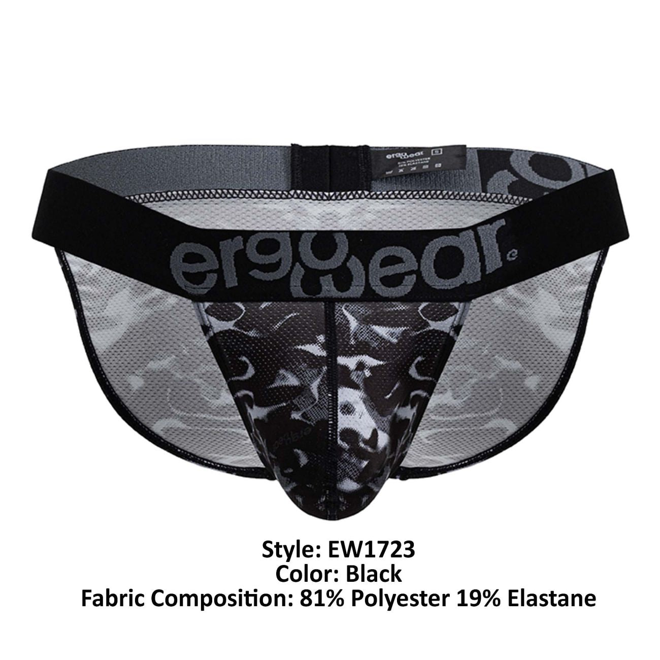 ErgoWear EW1723 MAX SE CAMO Bikini Color Black