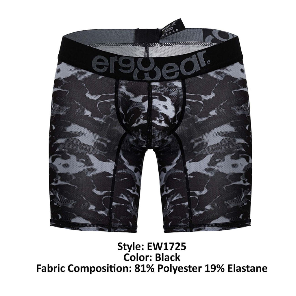 ErgoWear EW1725 MAX SE CAMO Boxer Briefs Color Black
