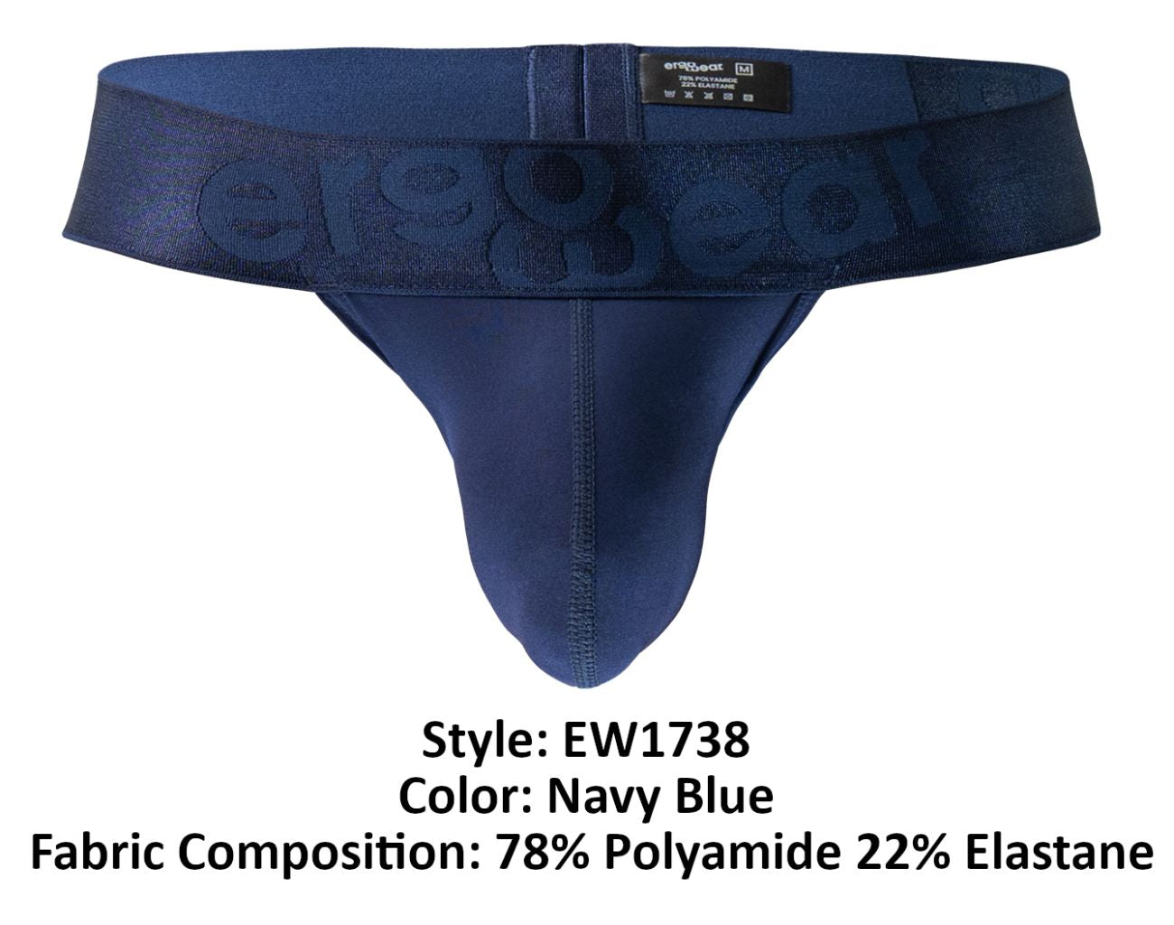 ErgoWear EW1738 MAX BOLD G-String Color Navy Blue