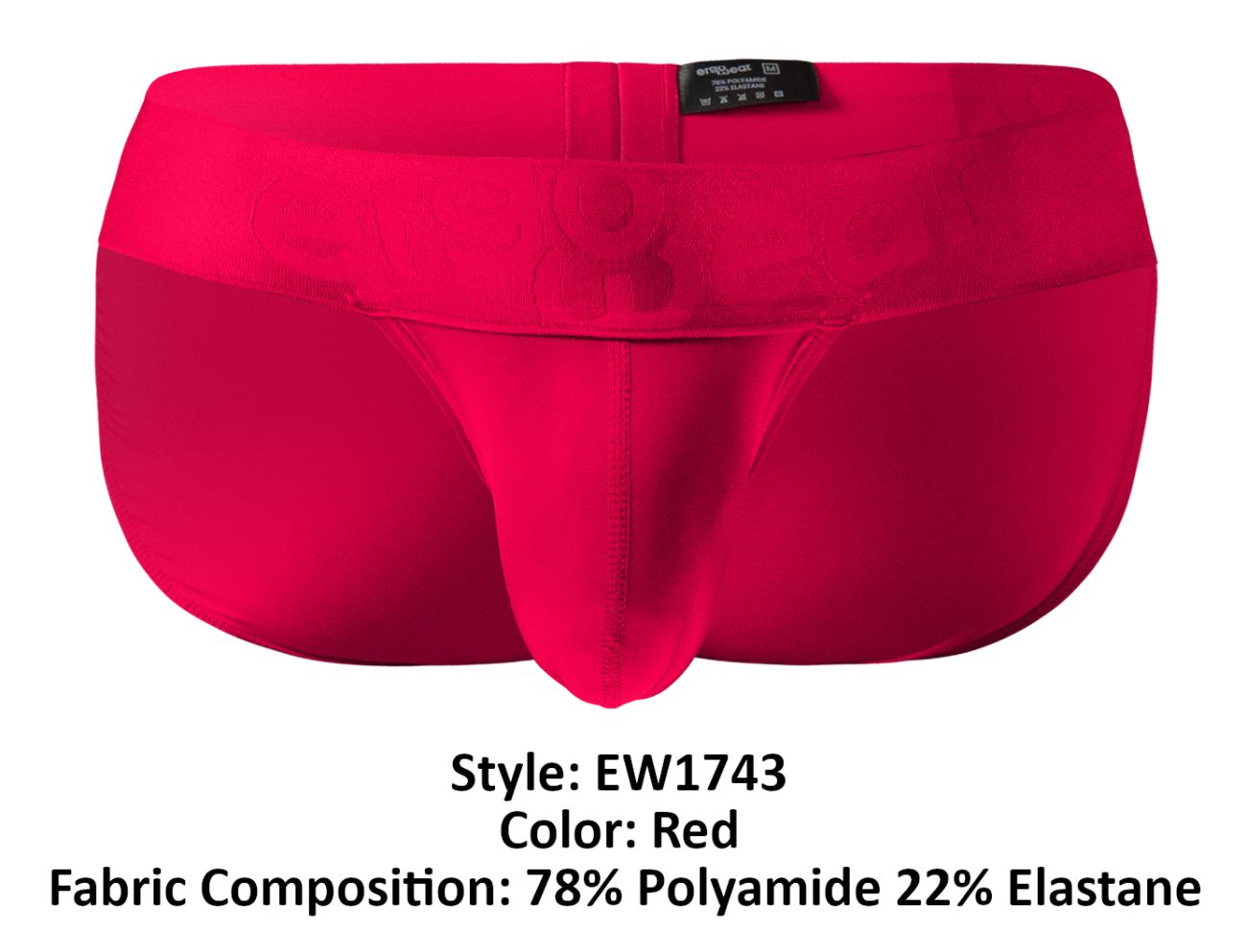 ErgoWear EW1743 MAX BOLD Bikini Color Red