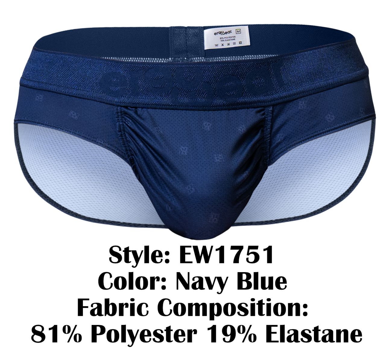 ErgoWear EW1751 FEEL SE Briefs Color Navy Blue