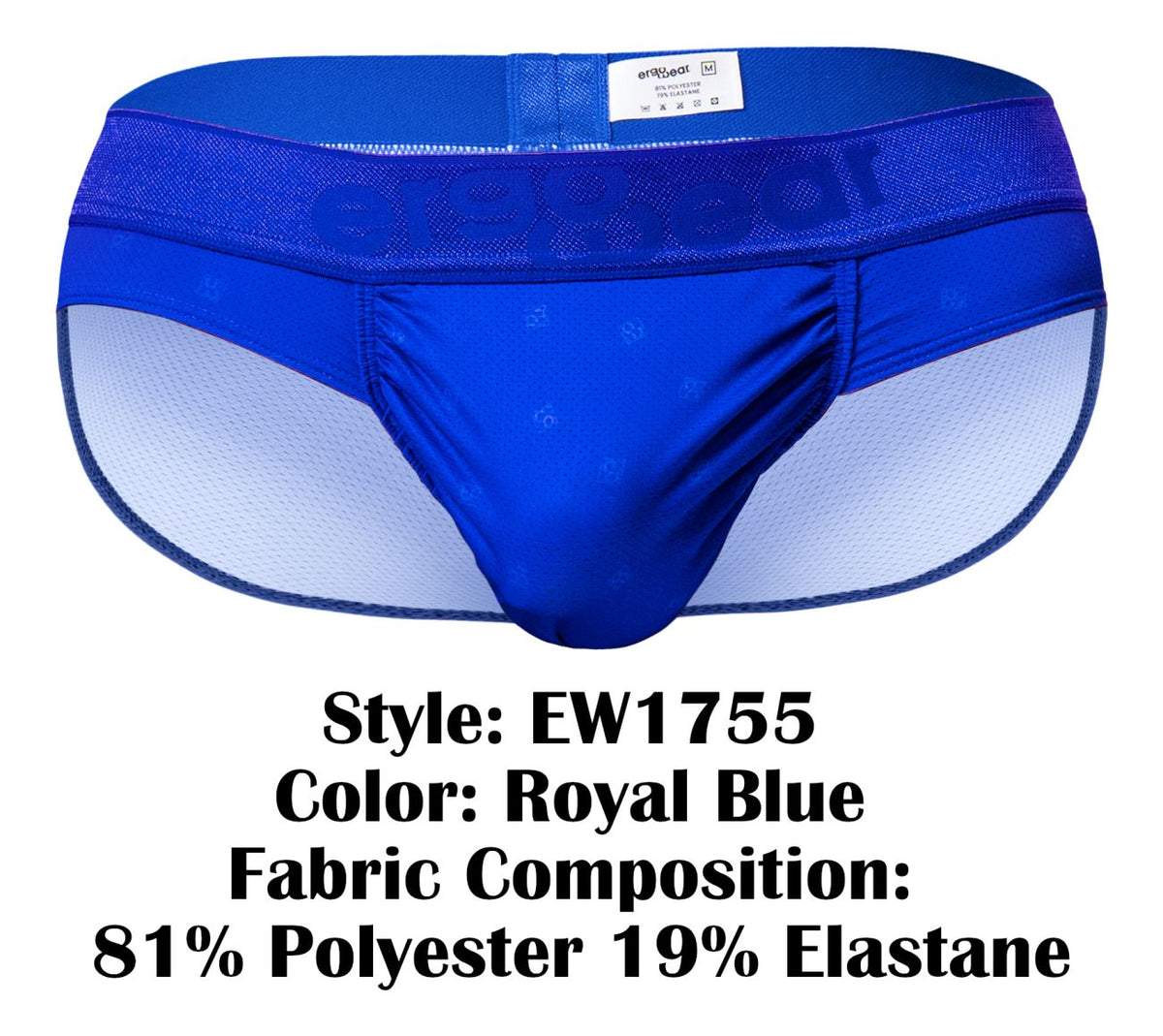 ErgoWear EW1755 FEEL SE Briefs Color Royal Blue